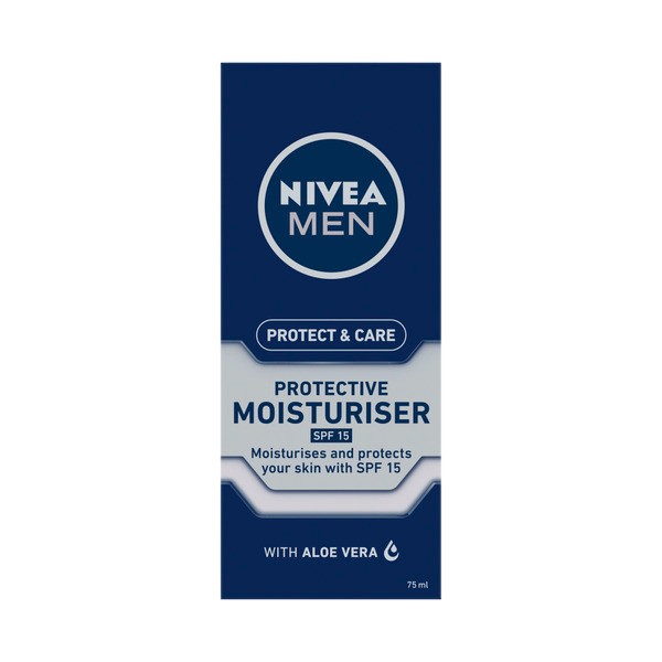 Nivea Men Protect & Care Face Moisturiser Cream SPF15 + Aloe Vera | 75mL