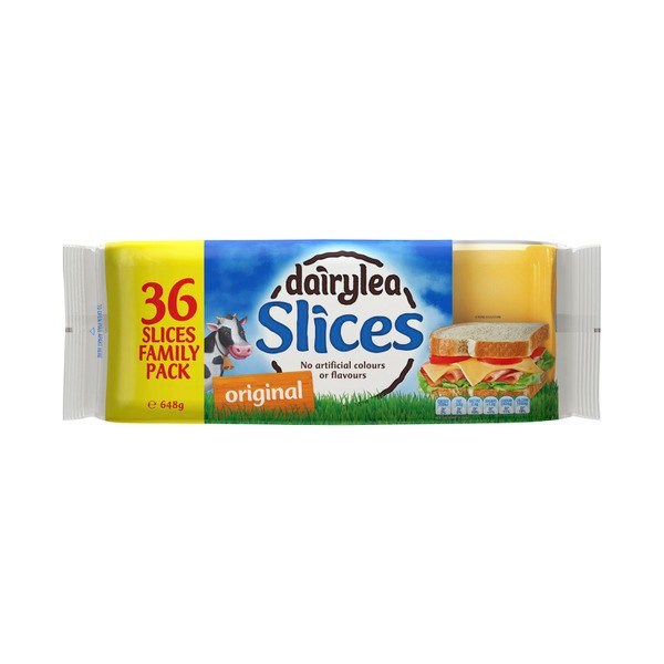 Dairylea Regular Cheese Slices 36 Pack | 648g