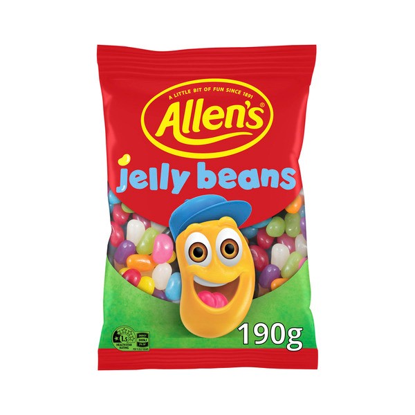Allen's Lollies Jelly Beans Vegan Friendly | 190g