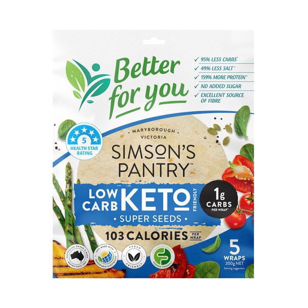 Simson's Pantry Better For You Low Carb Super Seeds Keto 5 pack | 200g