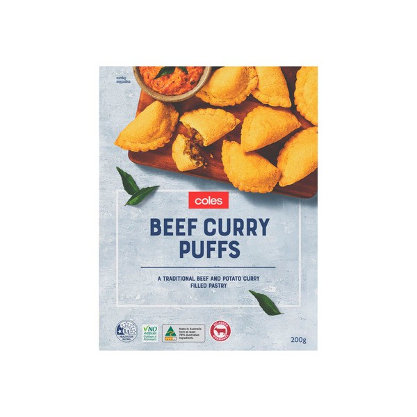 Coles Beef Curry Puff | 200g