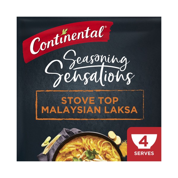 Continental Sensations Recipe Base Malaysian Laksa Lemongrass & Turmeric | 34g