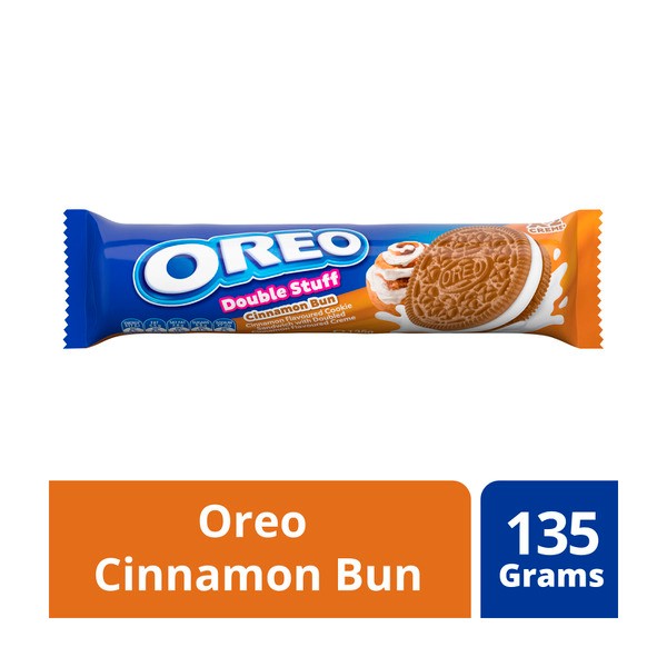 Oreo Double Stuff Cinnamon Bun Cookies | 135g