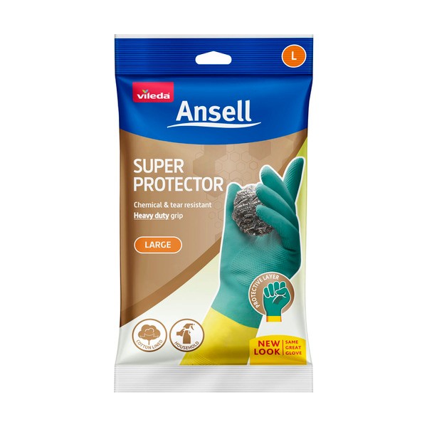 Ansell Large Super Rubber Gloves | 1 pair