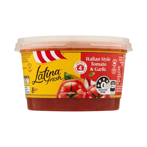 Latina Fresh Italian Tomato & Garlic Pasta Sauce | 425g