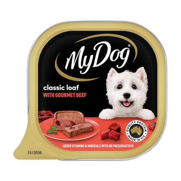 My Dog Classic Loaf With Gourmet Beef Tray Adult Wet Dog Food | 100g