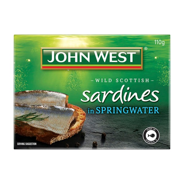 John West Wild Scottish Sardines In Springwater | 110g
