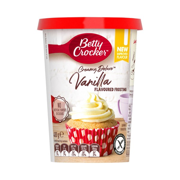 Betty Crocker Creamy Deluxe Vanilla Frosting | 400g