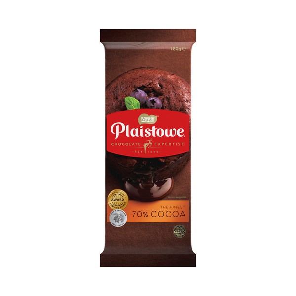 Nestle Plaistowe Baking Chocolate 70% Cocoa Block | 180g