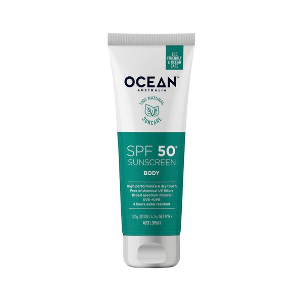 Ocean Australia Natural Body Sunscreen SPF50+ | 120g