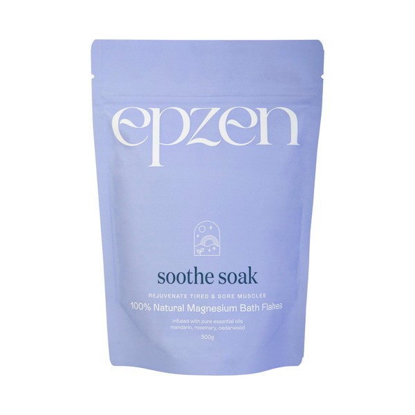 Epzen Soothe Soak 100% Natural Magnesium Bath Flakes | 500g