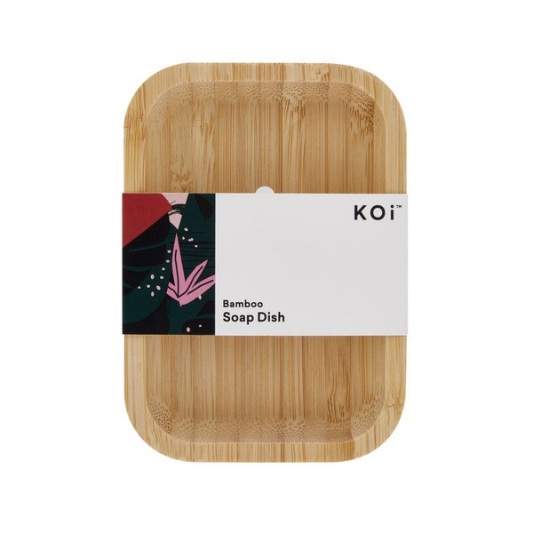 KOi Soap Dish Bamboo | 1 each