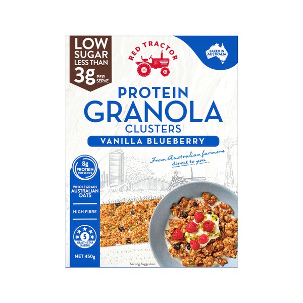 Red Tractor Low Sugar Granola Vanilla Blueberry | 450g