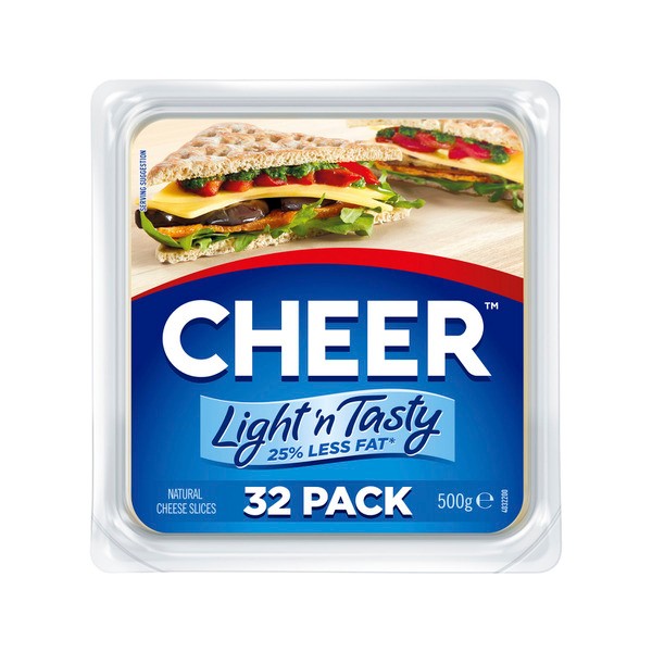 Cheer Dairy Tasty Light Cheese Slices | 500g