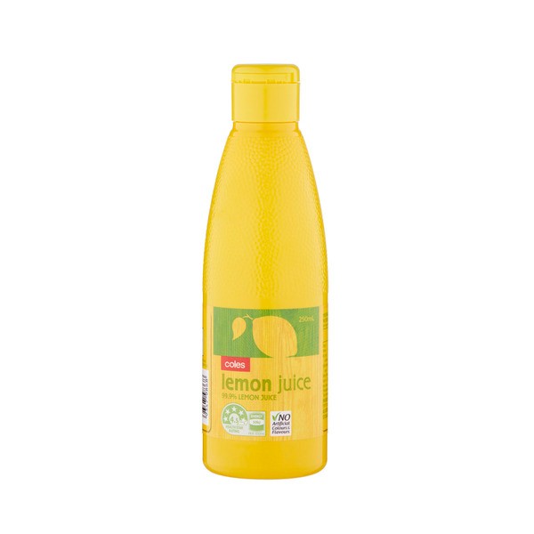 Coles Lemon Juice | 250mL