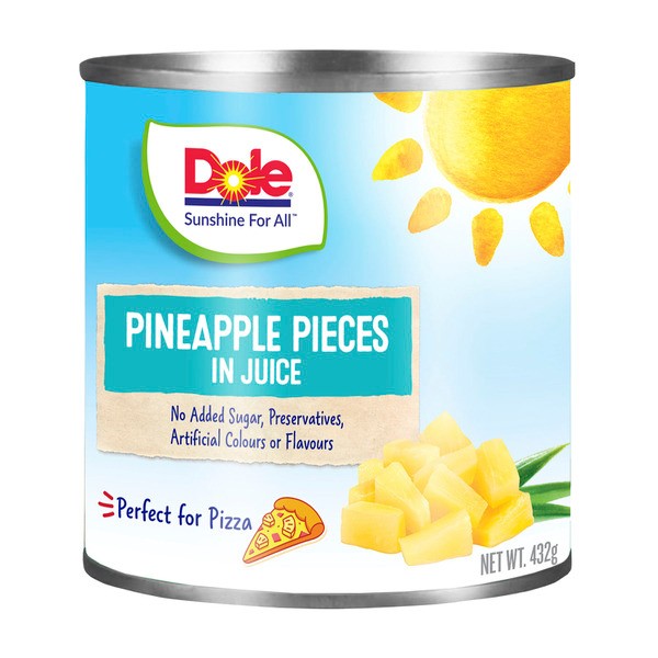 Dole Pineapple Pieces In Juice | 432g