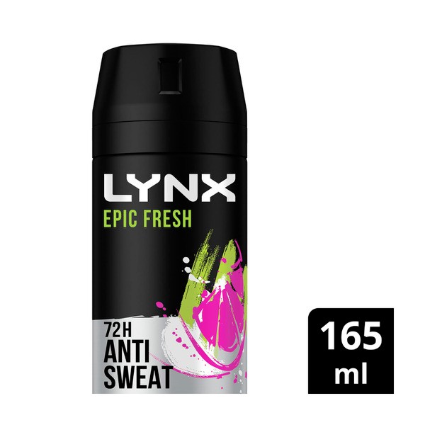 Lynx Deodorant Antiperspirant Spray Epic Fresh | 165mL