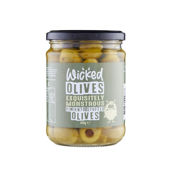 Wicked Whole Green Stuffed Spanish Olive | 430g