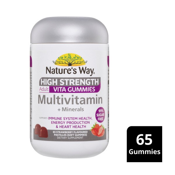 Natures Way High Strength Gummies Sugar Free Multi | 65 pack