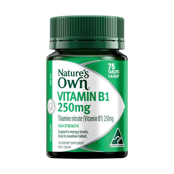 Nature's Own Vitamin B1 for Energy | 75 pack