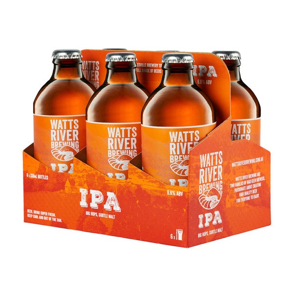 Watts River IPA Bottle 330mL | 6 Pack