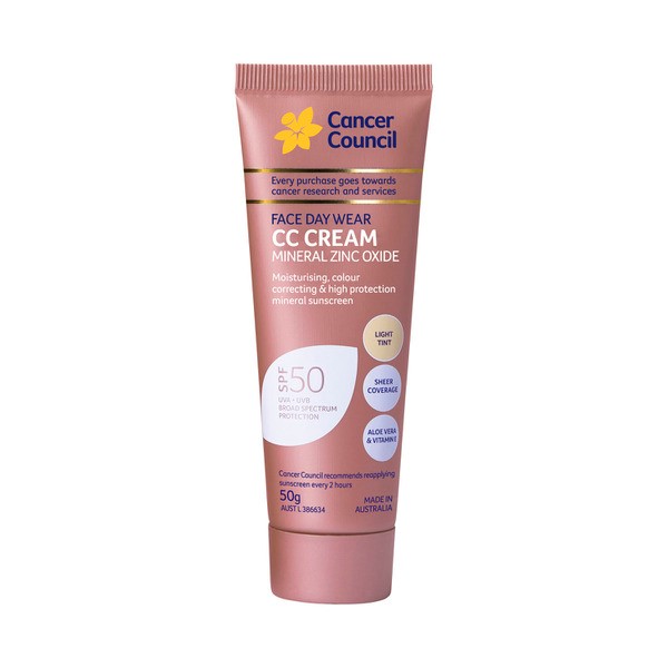 Cancer Council Mineral CC Cream Light SPF50 | 50g