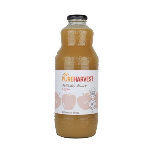 Pureharvest Organic Apple Juice Bottle | 1L