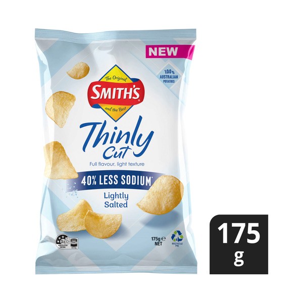 Smith's Thinly Cut Potato Chips Lighlty Salted | 175g