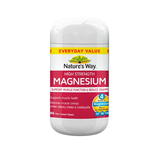 Natures Way High Strength Magnesium | 60 pack