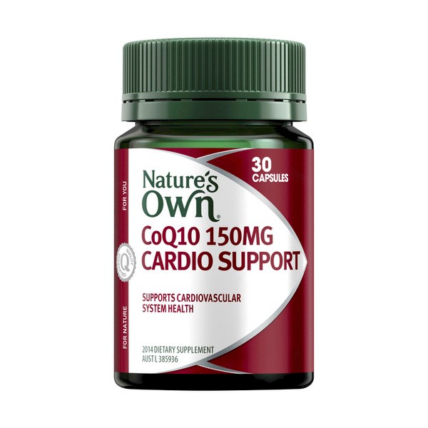 Nature's Own Co-Enzyme Q10 Capsules CoQ10 for Energy | 30 pack