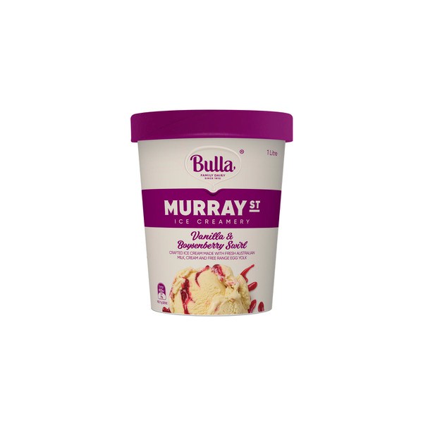 Bulla Murray Street Vanilla & Boysenberry Swirl | 1L