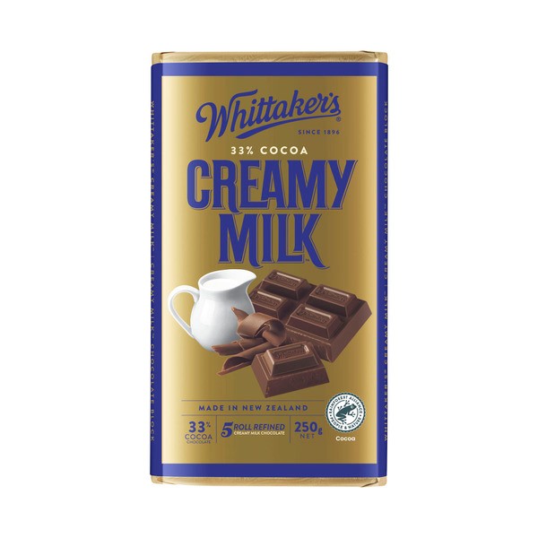 Whittaker's Block Chocolate Creamy Milk Block | 250g