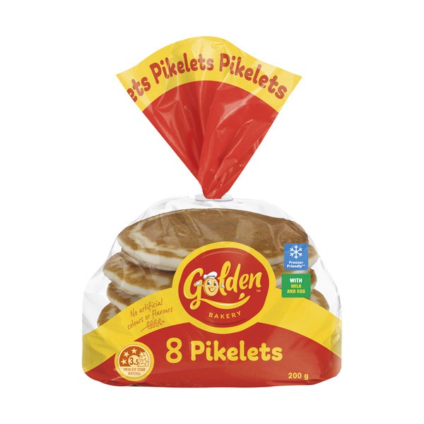 Golden Pikelets | 8 pack