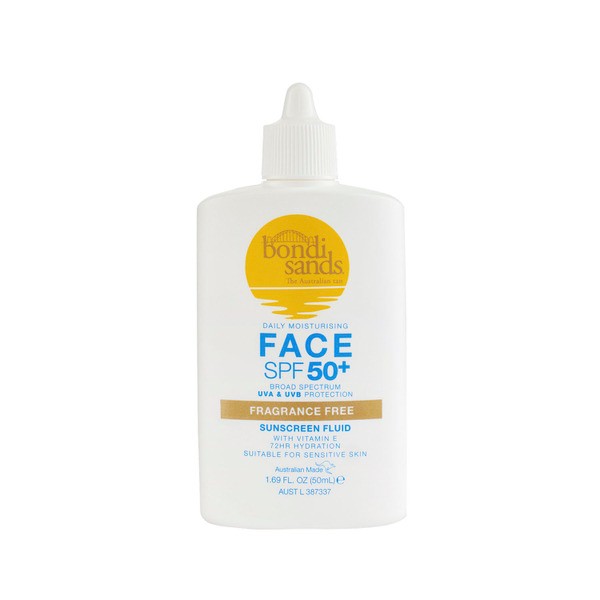 Bondi Sands Fragrance Free Face Fluid SPF50+ | 50mL