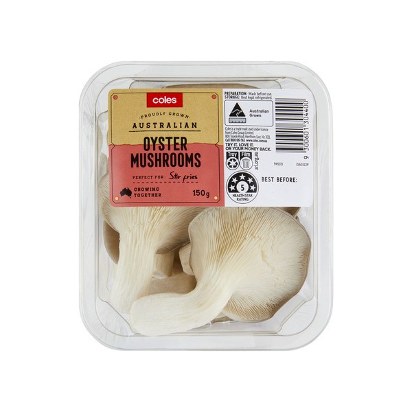 Coles Exotic Oyster Mushrooms | 150g