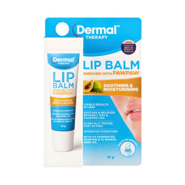 Dermal Therapy Lip Balm Enriched with Pawpaw | 10g