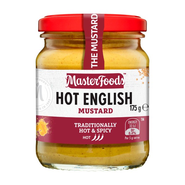 MasterFoods Hot English Mustard | 175g