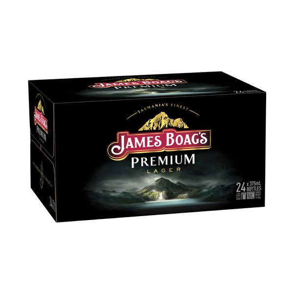James Boags Premium Bottle 375mL | 24 Pack