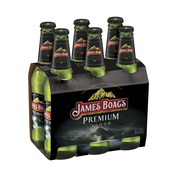 James Boags Premium Bottle 375mL | 6 Pack