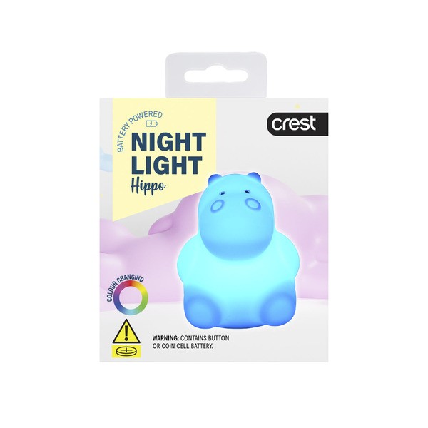 Crest Hippo Mini Night Light | 1 pack