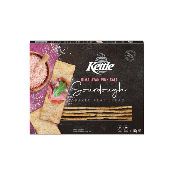Kettle Sourdough Crackers Himalayan Salt | 140g