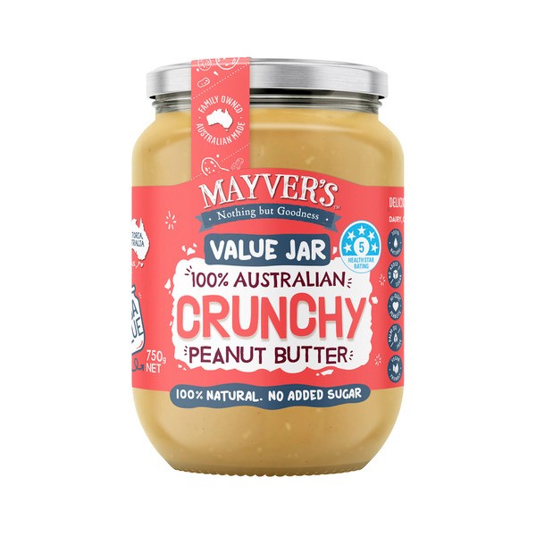 Mayver's Crunchy Peanut Butter | 750g