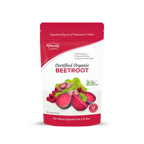 Morlife Certified Organic Beetroot Powder | 150g