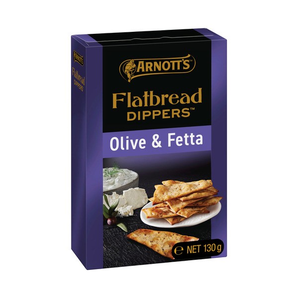 Arnott's Flatbread Dippers Olive & Fetta | 130g