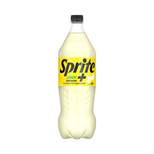 Sprite Lemon Plus Zero Sugar Soft Drink Bottle | 1.25L