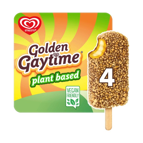 Streets Golden Gaytime Plant Based 4 pack | 400mL