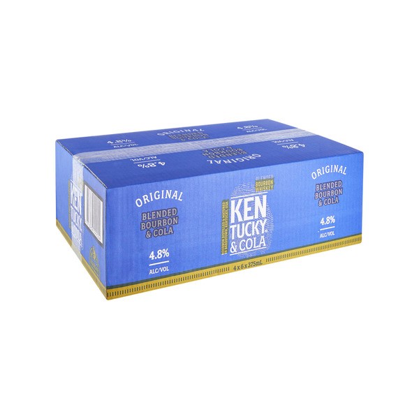 Kentucky Bourbon & Cola 4.8% Can 375mL | 24 Pack