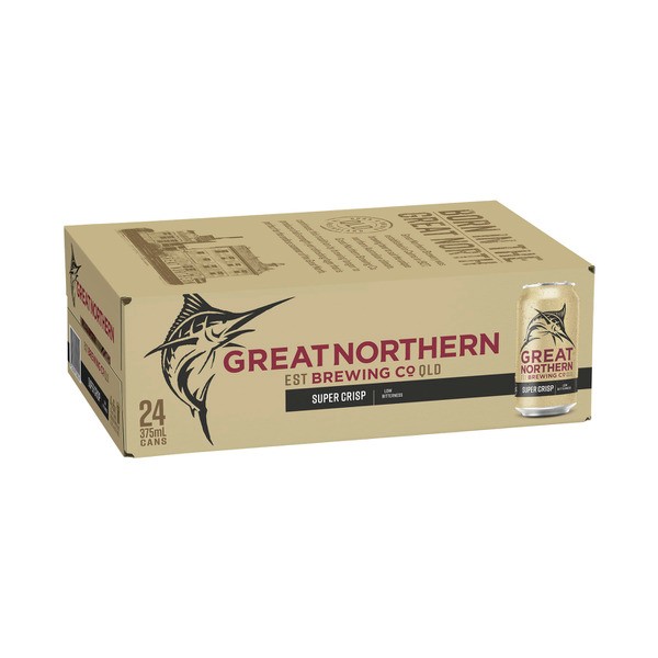 Great Northern Super Crisp Lager 8 Pack Can 375mL | 24 Pack