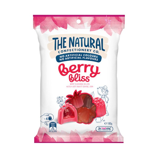The Natural Confectionery Co. Berry Bliss Lollies | 180g