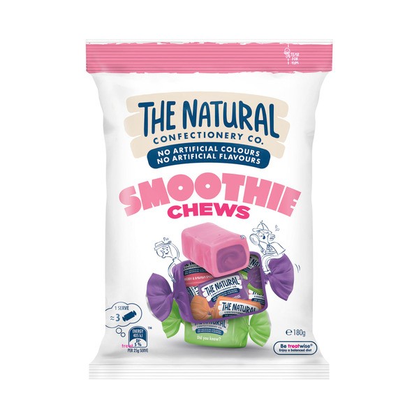 The Natural Confectionery Co. Smoothie Chews Lollies | 180g